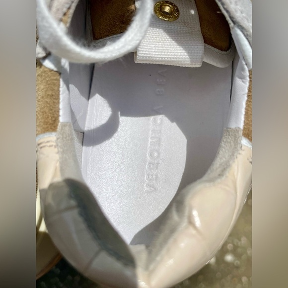 Veronica Beard Sneakers Suede Colorblock Women’s US 7.5 Designer Leather - Picture 8 of 16